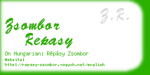 zsombor repasy business card