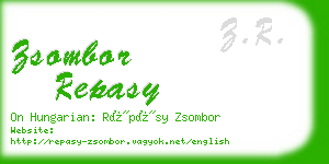 zsombor repasy business card